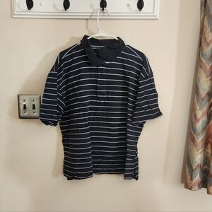 🎉 Men's Darker Colored Striped Button Up